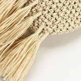 Woven Hobo Bag with Fringe Hem – Boho Shoulder Tote