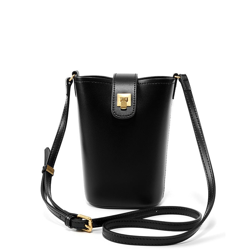 Ione | Elegant Ivory Leather Crossbody Bag – Minimalist Chic & Everyday Sophistication