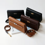 Valencia Elegant Black Leather Shoulder Bag – Timeless Sophistication & Versatility