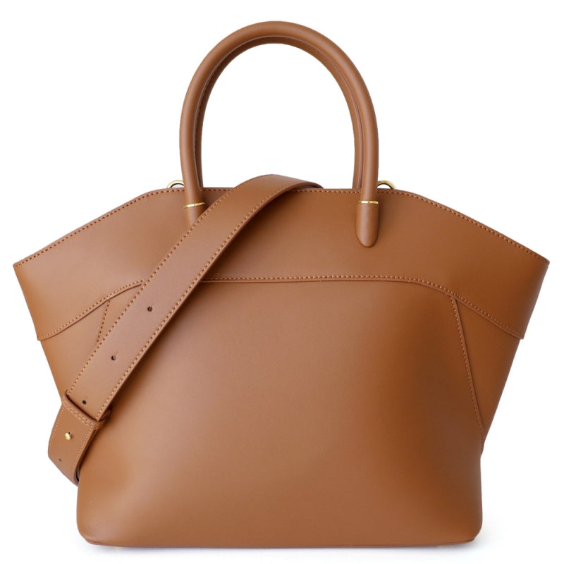 Eleanor | Ivory Leather Tote Bag – Elegant & Timeless