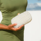 Chantal Pearl Clutch Bag Aurora-Bags