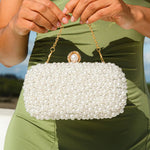 Chantal Pearl Clutch Bag Aurora-Bags