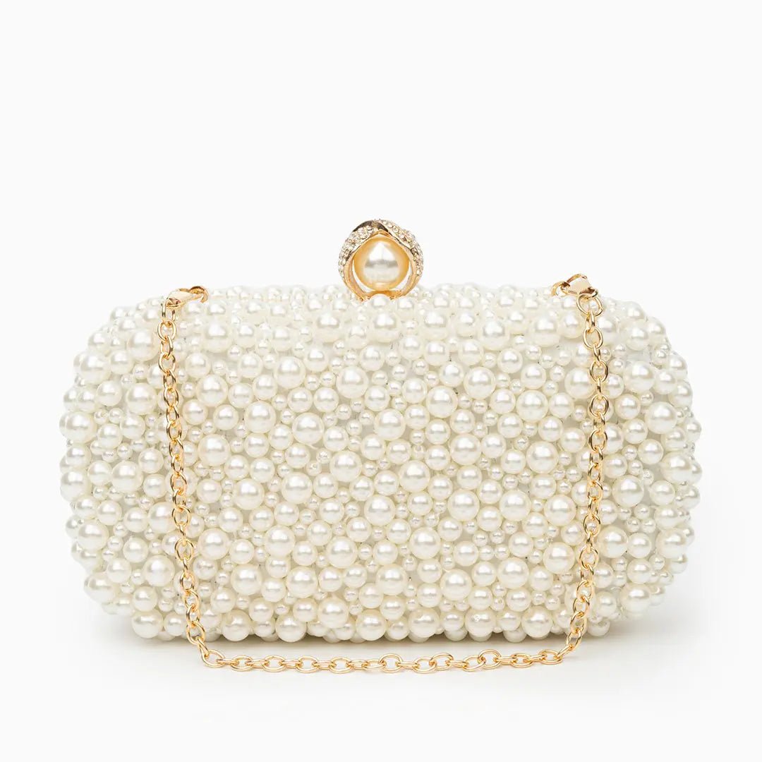 Chantal Pearl Clutch Bag Aurora-Bags