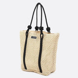 Large Woven Tote Bag with Rope Handles – Casual & Spacious Shopper