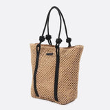 Large Woven Tote Bag with Rope Handles – Casual & Spacious Shopper
