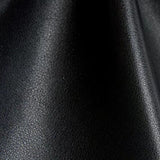 Black Leather Crescent Shoulder Bag – Minimalist Luxury Handbag