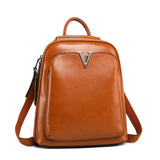 Illyria | Sleek Black Leather Backpack – Modern, Stylish & Functional