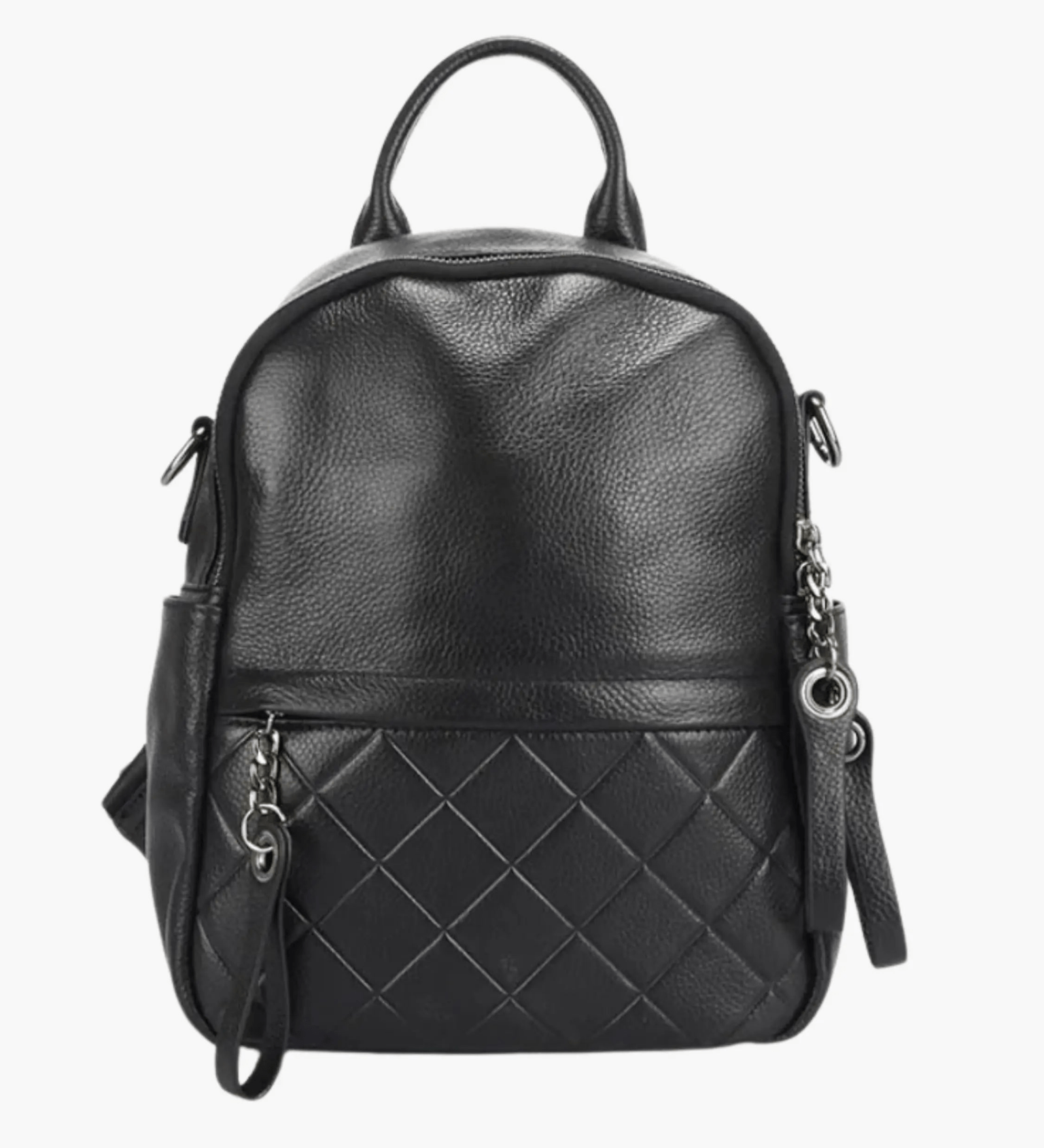 Harper | Quilted Leather Backpack with Chic Detailing Aurora-Bags