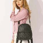 Harper | Quilted Leather Backpack with Chic Detailing Aurora-Bags