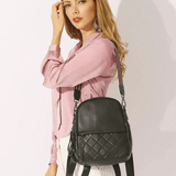 Harper | Quilted Leather Backpack with Chic Detailing Aurora-Bags