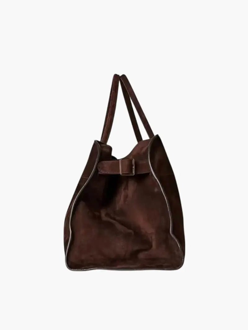 Henna | Luxe Suede Tote Bag with Timeless Elegance Mijn winkel