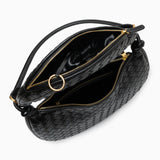 Camilla Woven Leather Shoulder Bag – Designer-Inspired Ladies’ Handbag