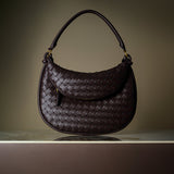 Camilla Woven Leather Shoulder Bag – Designer-Inspired Ladies’ Handbag