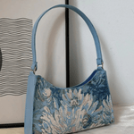 Iris | Artistic Floral Shoulder Bag Feylen.com