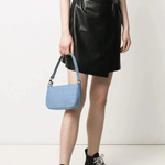 Isabella | Croc-Embossed Shoulder Bag Feylen.com