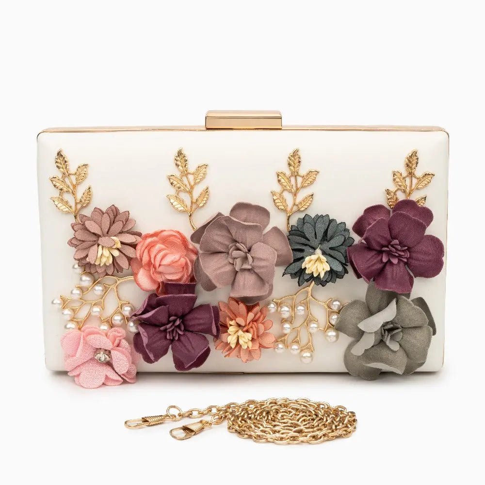 Juliet Flower Clutch Bag Aurora-Bags