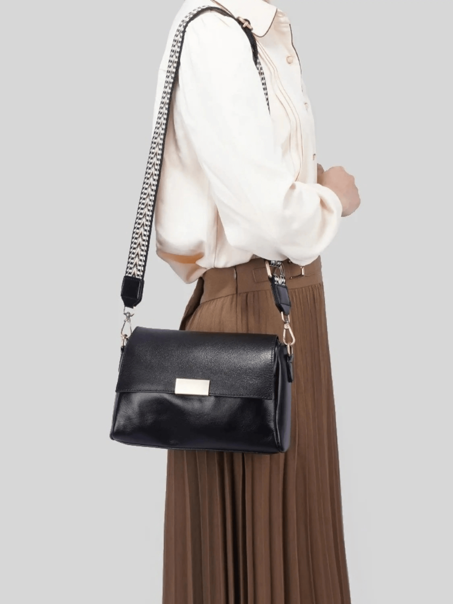 Aveline | Luxe Grote Crossbody Tas van Echt Leer Aurora-Bags