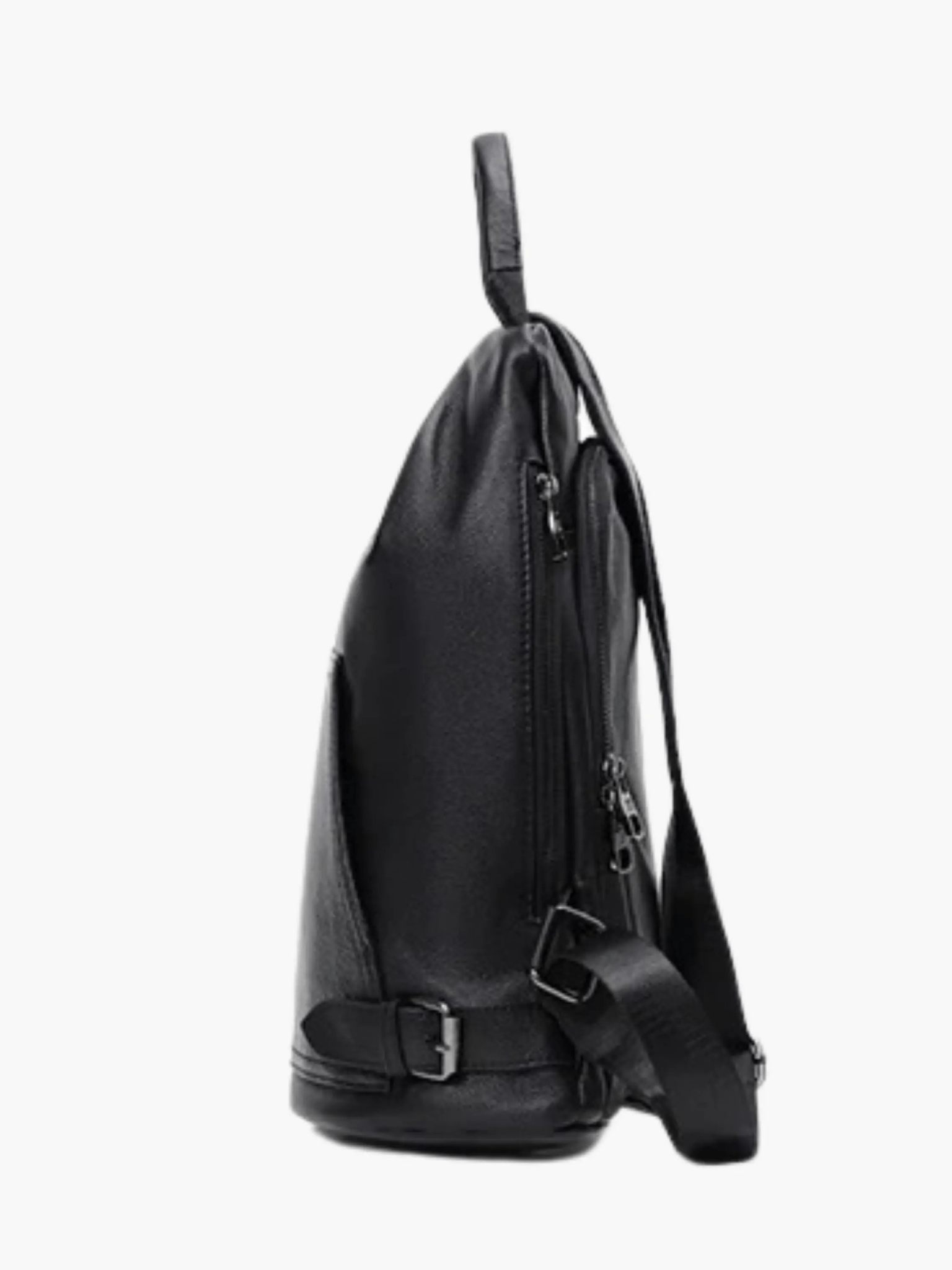 Lara | Sleek Drawstring Leather Backpack with Modern Flair Aurora-Bags