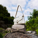 Lois Flap Shoulder Bag with Buckle - Elegant & Versatile