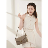 Lois Flap Shoulder Bag with Buckle - Elegant & Versatile