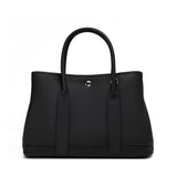 Zelindra | Black Leather Handbag – Classic & Sophisticated