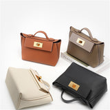 Eulalia | Classic Black Leather Handbag – Timeless Luxury & Modern Charm