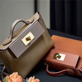 Eulalia | Classic Black Leather Handbag – Timeless Luxury & Modern Charm