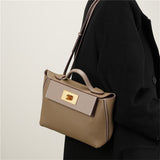 Eulalia | Classic Black Leather Handbag – Timeless Luxury & Modern Charm