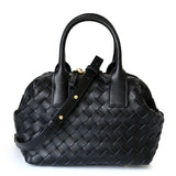 Hestia | Elegant Brown Woven Leather Handbag – Timeless Craftsmanship & Everyday Luxury