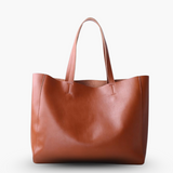 Emma | Black Leather Tote Bag – Classic & Versatile