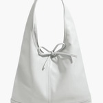 Lila | Soft Leather Hobo Bag with Chic Tie Detail Feylen.com