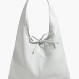 Lila | Soft Leather Hobo Bag with Chic Tie Detail Feylen.com