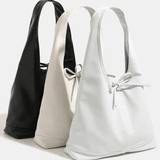 Lila | Soft Leather Hobo Bag with Chic Tie Detail Feylen.com