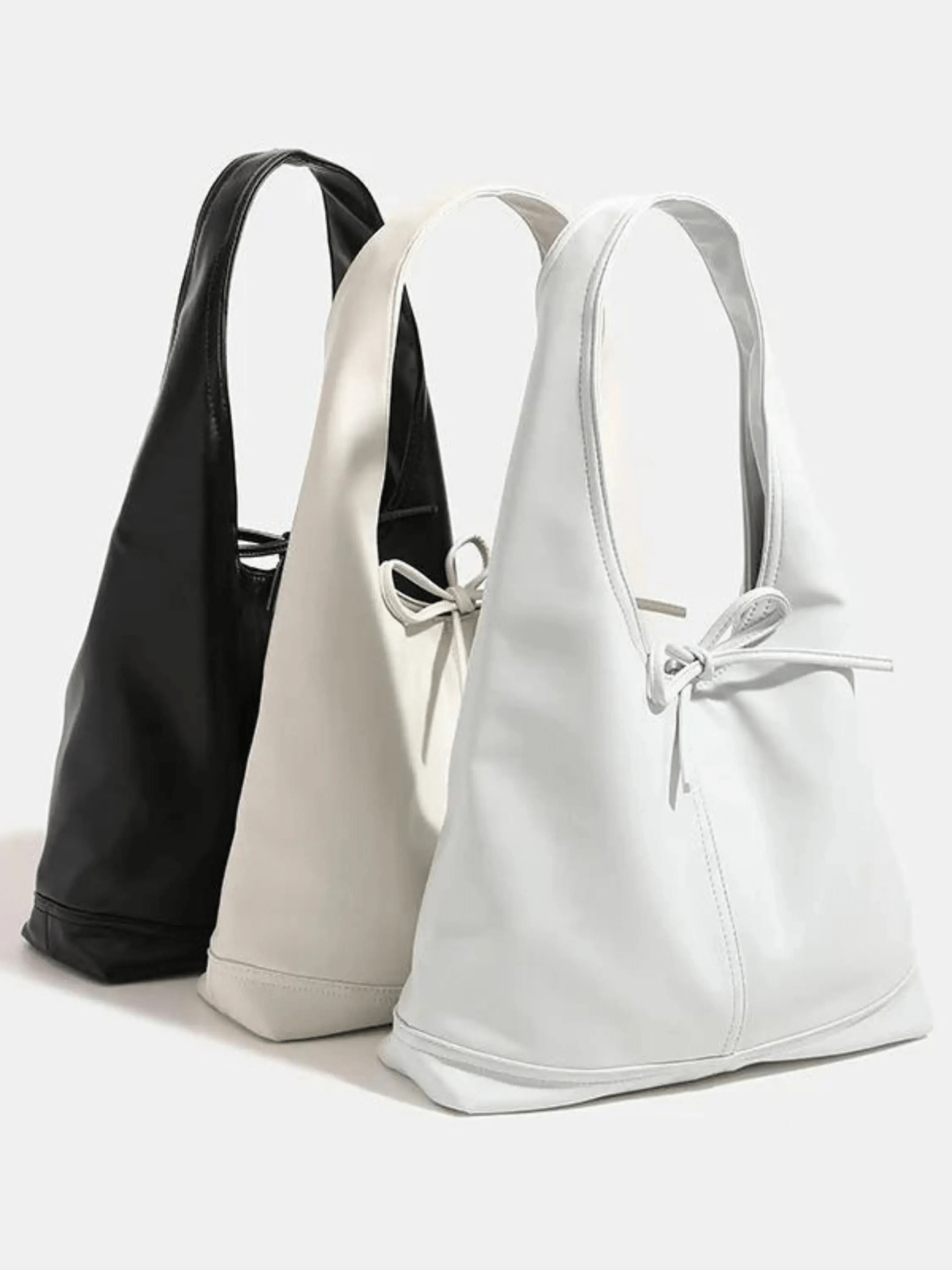 Lila | Soft Leather Hobo Bag with Chic Tie Detail Feylen.com