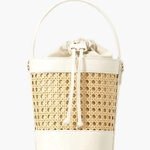 Lila | Woven Bucket Bag with Drawstring Pouch Aurora-Bags