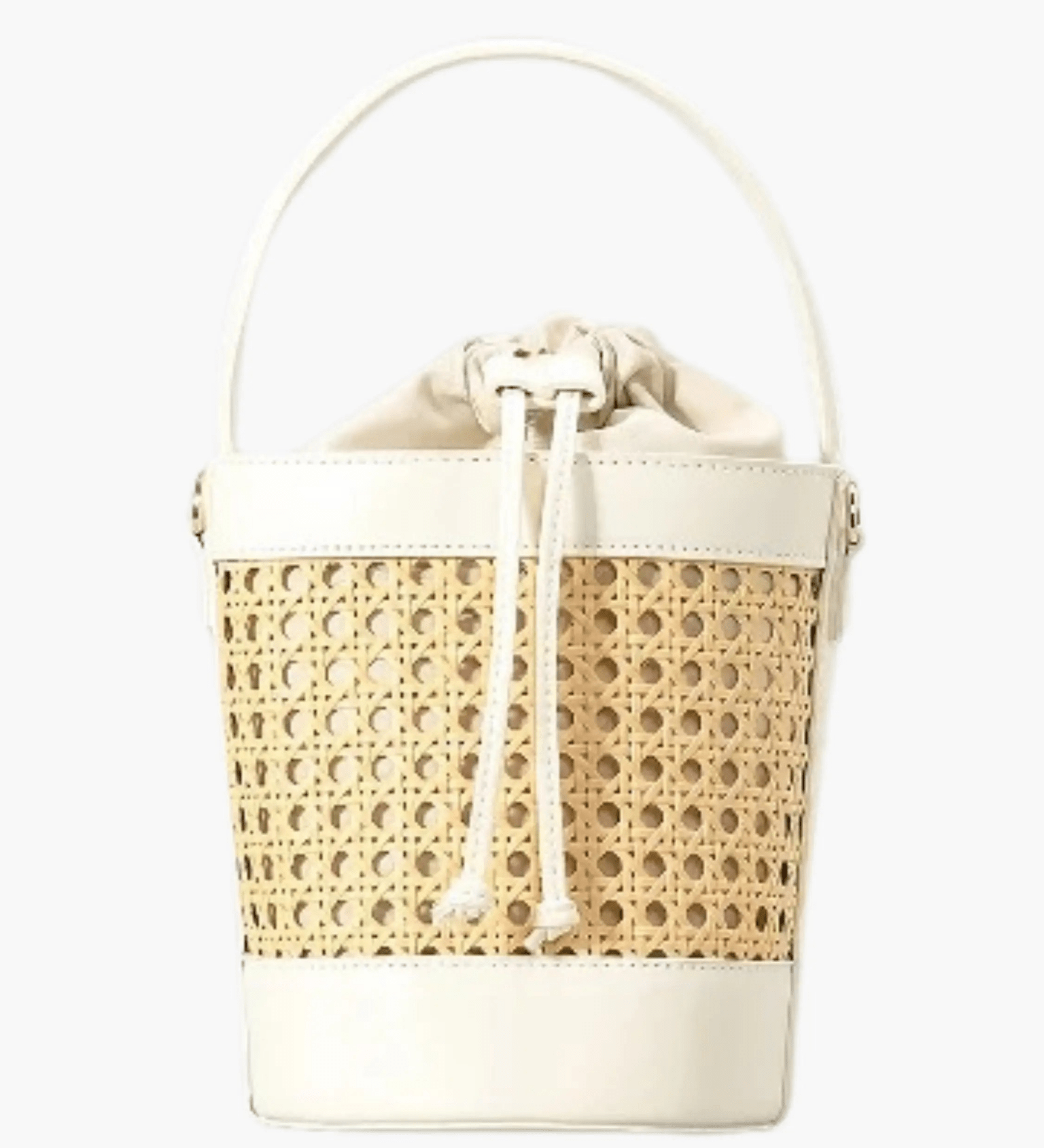 Lila | Woven Bucket Bag with Drawstring Pouch Aurora-Bags