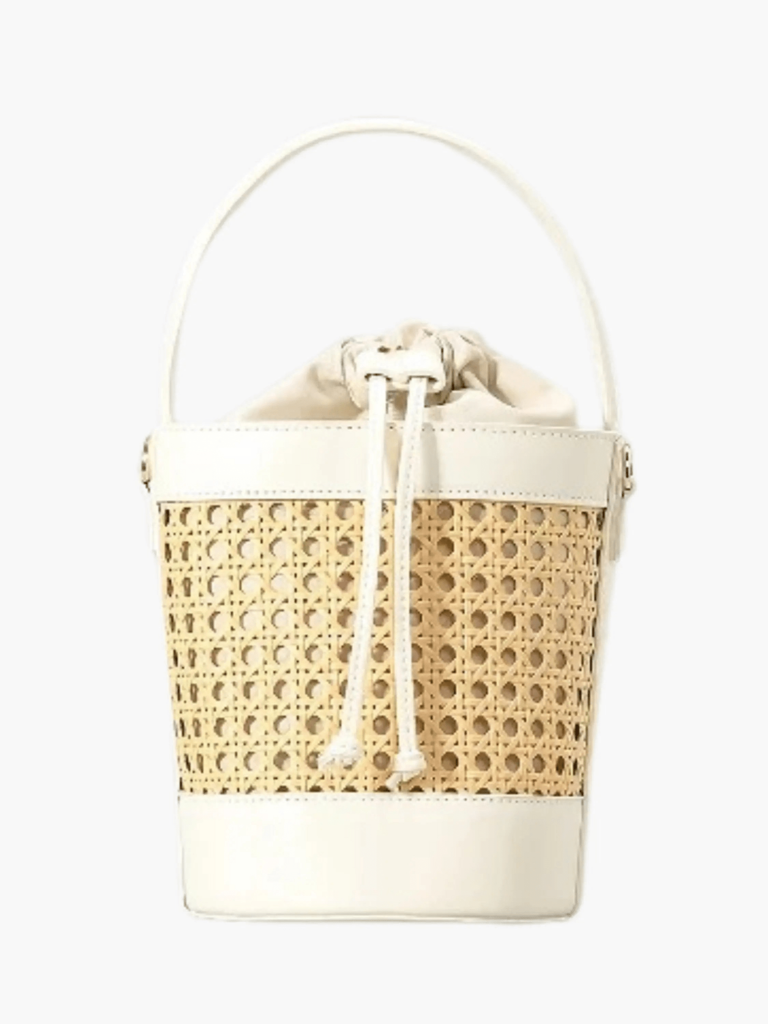 Lila | Woven Bucket Bag with Drawstring Pouch Aurora-Bags