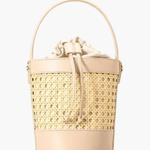 Lila | Woven Bucket Bag with Drawstring Pouch Aurora-Bags