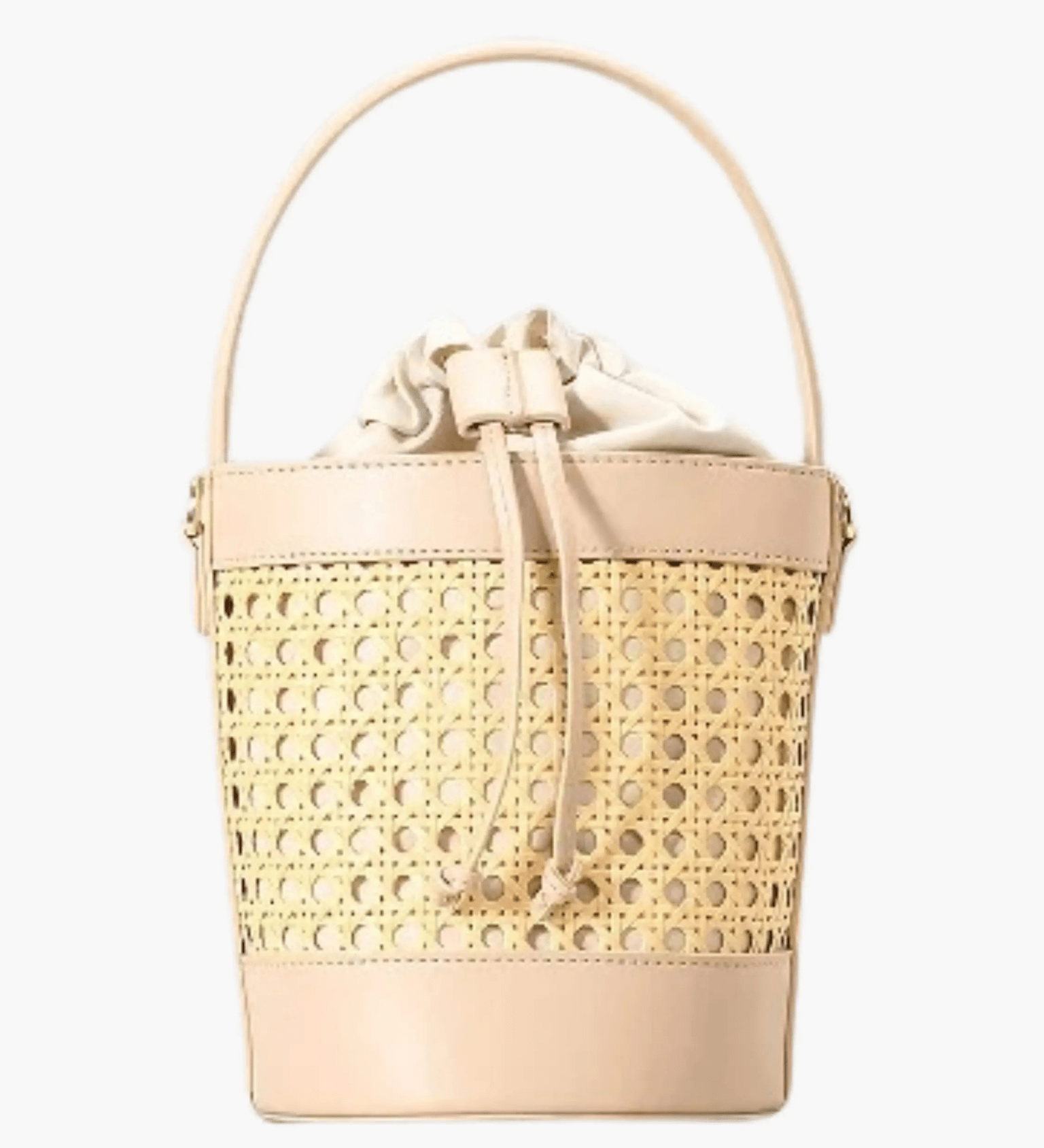 Lila | Woven Bucket Bag with Drawstring Pouch Aurora-Bags