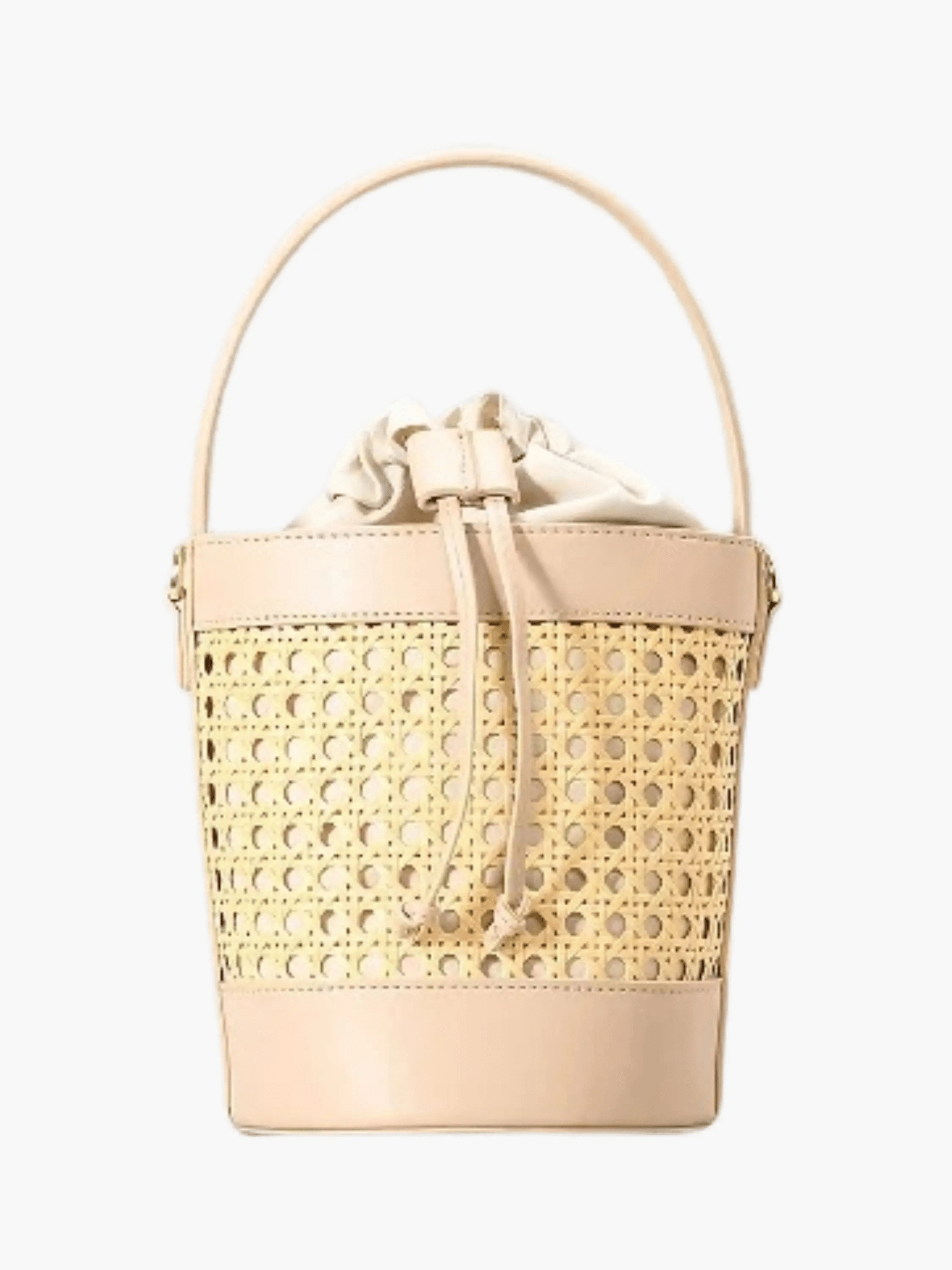 Lila | Woven Bucket Bag with Drawstring Pouch Aurora-Bags