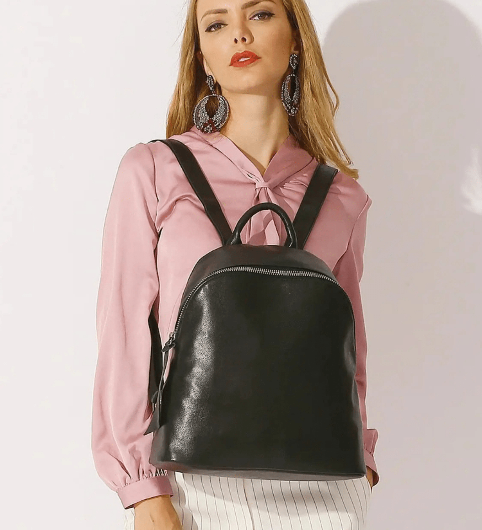 Lily | Sleek Leather Backpack with Minimalist Design Aurora-Bags