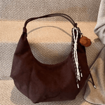 Amabel | Vintage Schoudertas van Suèdeleer Aurora-Bags