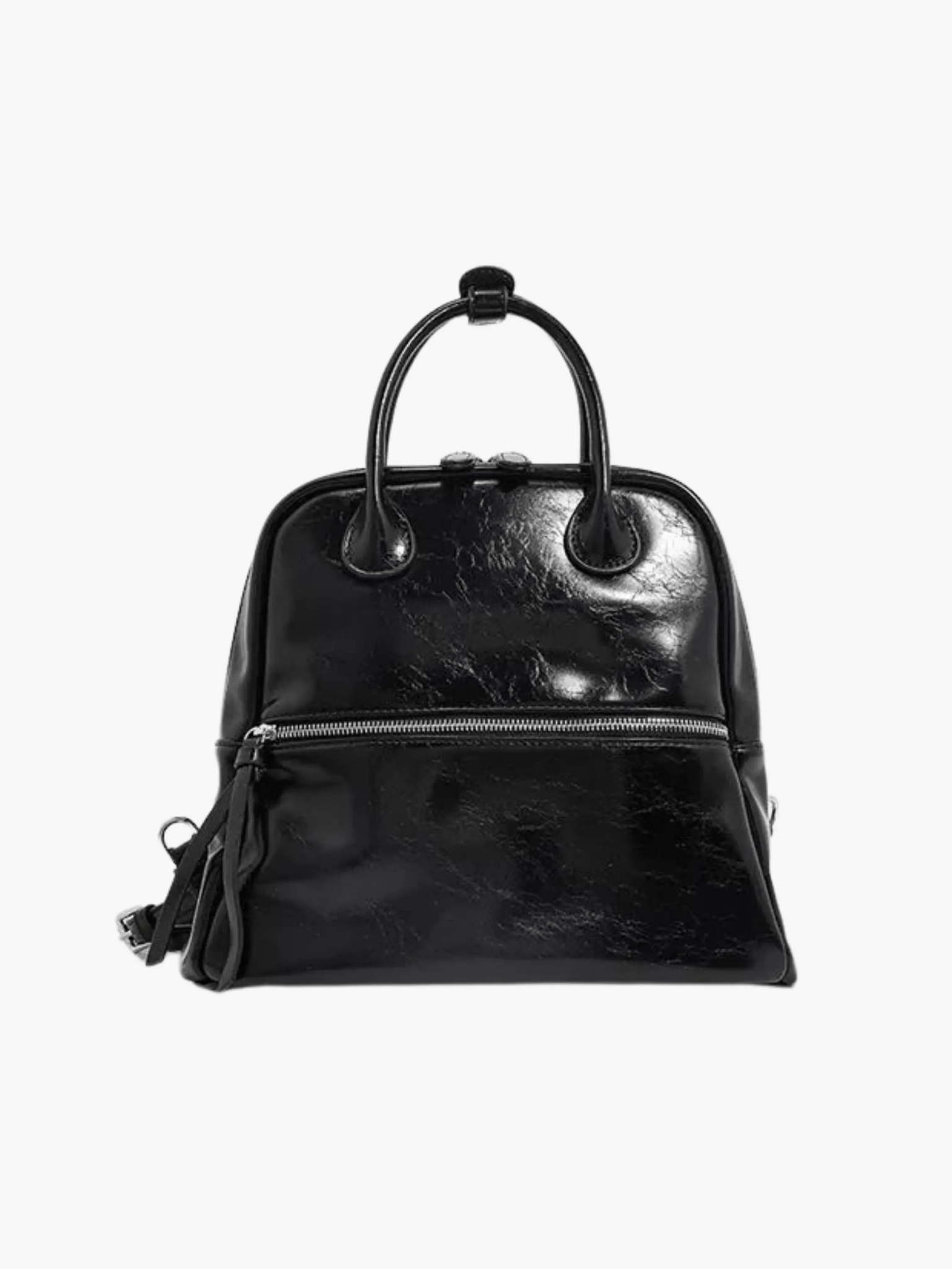 Maple | Chic Leather Backpack with Modern Zipper Detail Aurora-Bags