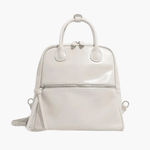 Maple | Chic Leather Backpack with Modern Zipper Detail Aurora-Bags