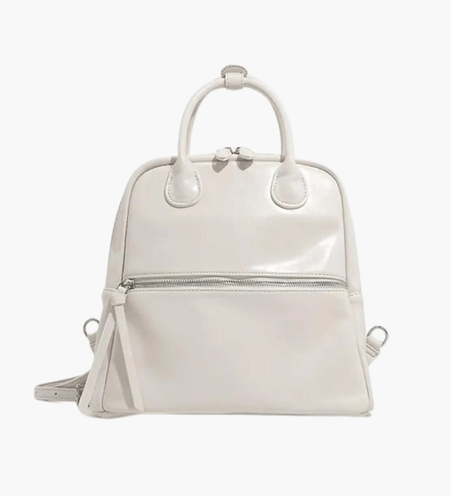 Maple | Chic Leather Backpack with Modern Zipper Detail Aurora-Bags