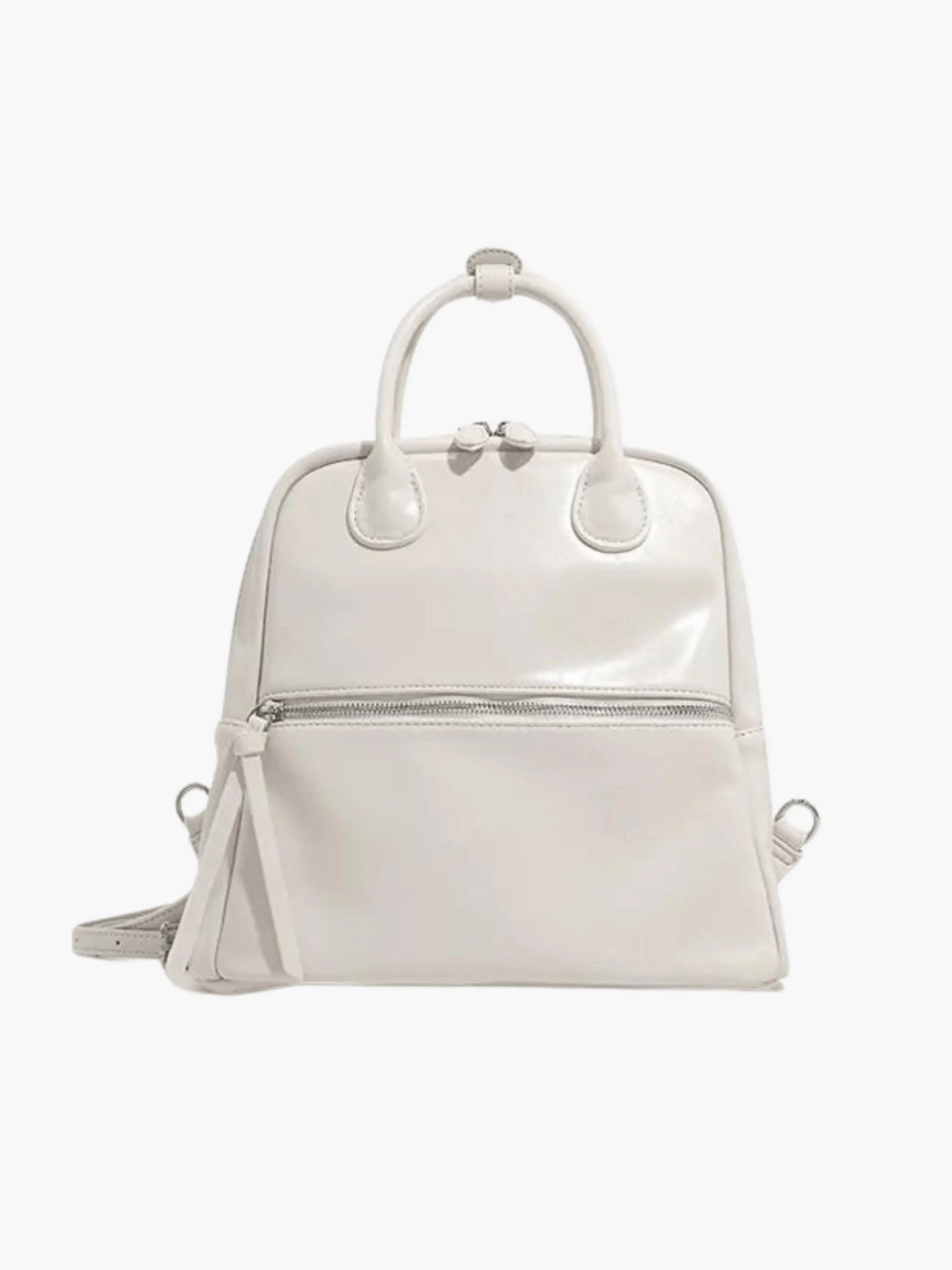 Maple | Chic Leather Backpack with Modern Zipper Detail Aurora-Bags