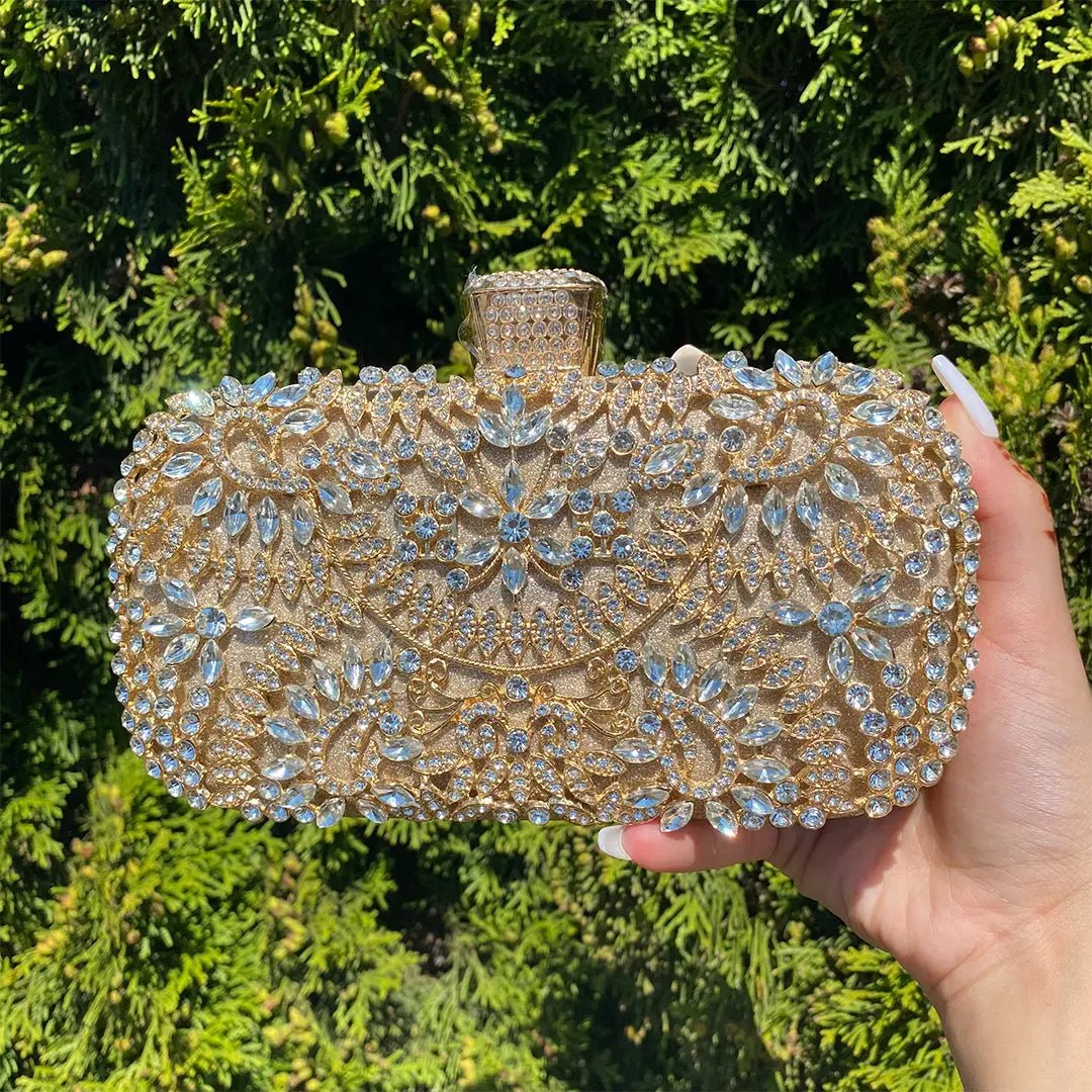 Luxurious Flower Clutch Bag Aurora-Bags