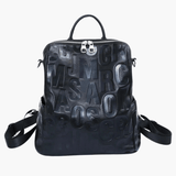 Mia | Bold Letter-Embossed Backpack Aurora-Bags