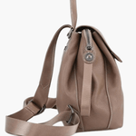 Mia | Modern Leather Backpack with Striped Strap Detail Aurora-Bags