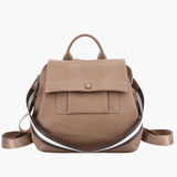 Mia | Modern Leather Backpack with Striped Strap Detail Aurora-Bags